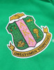 Alpha Kappa Alpha AKA Sorority Long Sleeve Jersey Shirt-Green