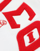 Delta Sigma Theta Sorority Hoodie- Crest- White/Red