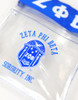 Zeta Phi Beta Sorority Clear Cross Body Bag