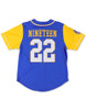 Sigma Gamma Rho Sorority Baseball Jersey- Button Up-Blue/Yellow