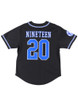 Zeta Phi Beta Sorority Baseball Jersey- Button Up-Black-Back