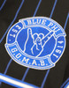 Phi Beta Sigma Fraternity Baseball Jersey- Button Up-Black