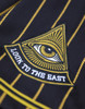 Prince Hall Mason Baseball Jersey- Button Up-Black