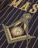 Prince Hall Mason Baseball Jersey- Button Up-Black