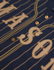 Mason Masonic Baseball Jersey- Button Up-Black