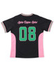 Alpha Kappa Alpha AKA Sorority Football Jersey-Black