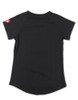 Delta Sigma Theta Sorority Dri-Fit Shirt- Heart-Three Greek Letters-Black