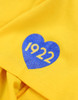 Sigma Gamma Rho Sorority Dri-Fit Shirt- Heart-Three Greek Letters-Yellow