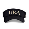 Pi Kappa Alpha PIKE Fraternity Visor- Black 