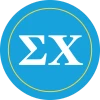 Sigma Chi Fraternity Circle Logo Car Decal 