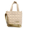 Delta Delta Delta Tri-Delta Sorority Small Quilted Tote Bag