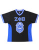 Zeta Phi Beta Sorority Football Jersey-Black