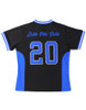 Zeta Phi Beta Sorority Football Jersey-Black