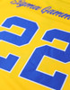 Sigma Gamma Rho Sorority Football Jersey-Yellow/Blue
