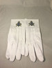 Mason Masonic Gloves with Symbol- Silver