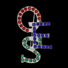 Order of the Eastern Star OES Stacked Pin