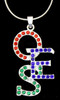 Order of the Eastern Star OES Stacked Necklace
