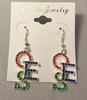 Order of the Eastern Star Stacked Earrings
