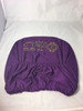 Omega Psi Phi Fraternity Headrest Cover- Purple- Set of 2-Back