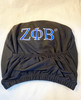 Zeta Phi Beta Sorority Headrest Cover- Black- Set of 2