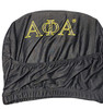 Alpha Phi Alpha Fraternity Headrest Cover- Black- Set of 2