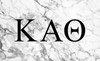 Kappa Alpha Theta Sorority Flag- Marble 