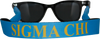 Sigma Chi Fraternity Sunglass Staps 