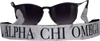 Alpha Chi Omega Sorority Sunglass Straps- Marble