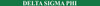 Delta Sigma Phi Fraternity Sunglass Staps