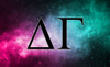Delta Gamma Sorority Flag- Galaxy 