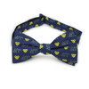 Delta Upsilon Fraternity Silk Bow Tie- Self-Tie- Greek Letters