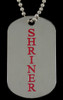 Shriner Double Sided Dog Tag