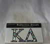 Kappa Delta Sorority Reflective Decal 