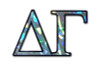 Delta Gamma Sorority Reflective Decal 