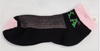 Alpha Kappa Alpha AKA Footies- Black/Pink