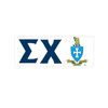 Sigma Chi Fraternity Window Cling