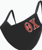 Theta Chi Fraternity Face Mask- Black
