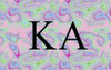 Kappa Alpha Fraternity Flag- Iridescent Black Light