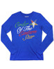 Order of the Eastern Star OES Long Sleeve Glitter Shirt- Blue