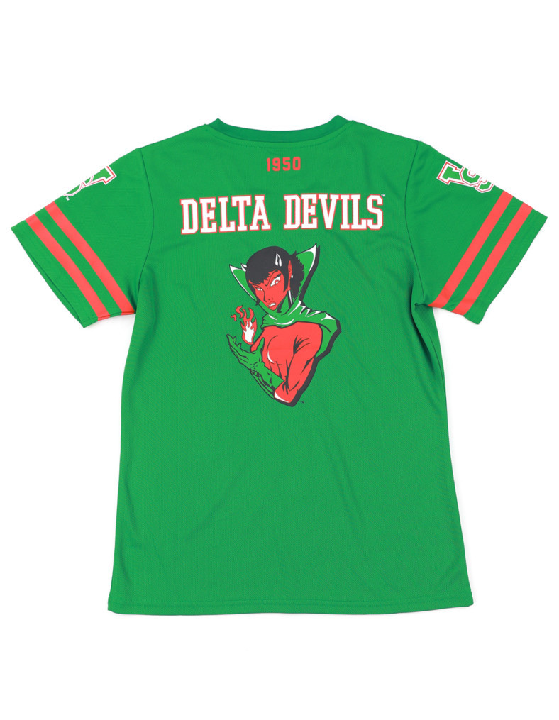 Mississippi Valley State University Jersey Shirt- Green-Women's