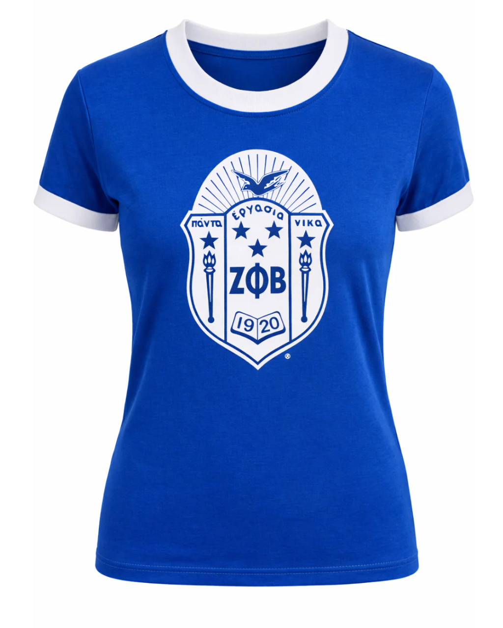 SHISHIKUI Ringa / OF*BG*VO*PR Tシャツ ZetaFlockBlue.png__83962.