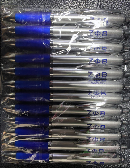 Zeta Phi Beta Sorority- Pens-Pack of 12