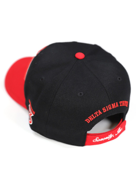 Delta Sigma Theta Sorority Hat- Three Greek Letters-Black