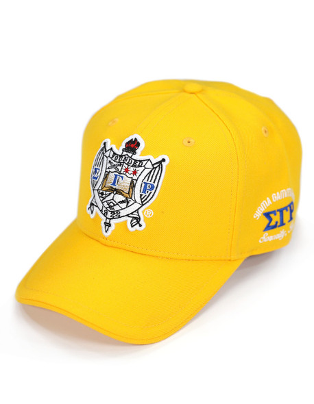 Sigma Gamma Rho Sorority Hat- Organization Crest- Yellow