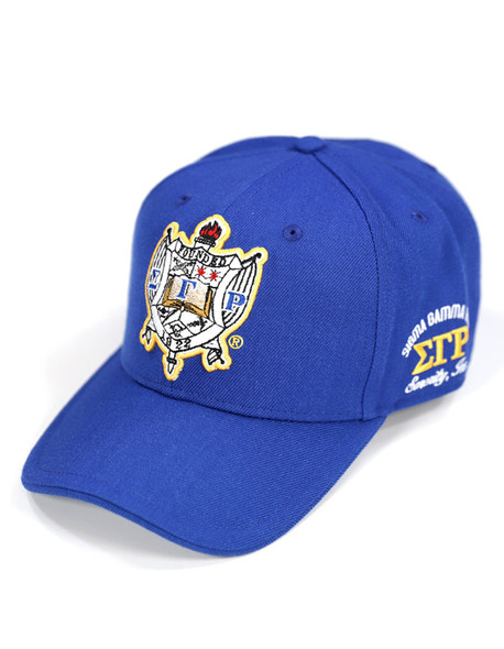 Sigma Gamma Rho Sorority Hat- Organization Crest- Blue