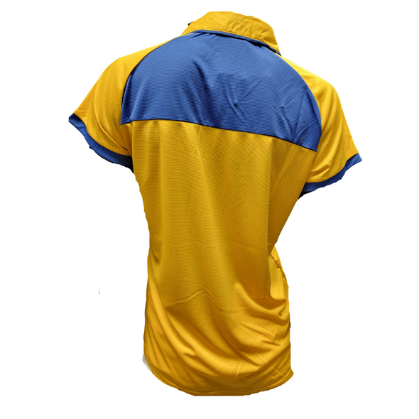 Sigma Gamma Rho Sorority Dri-Fit Polo-Yellow-Back