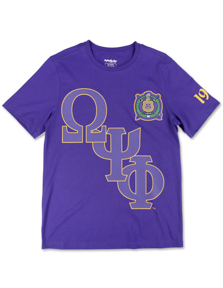 Omega Psi Phi Fraternity T-Shirt- Purple