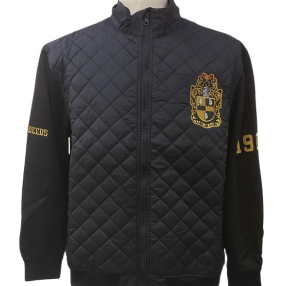 Alpha Phi Alpha Fraternity On Court Jacket-Black
