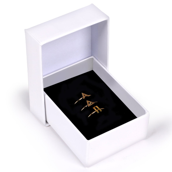 Alpha Delta Pi ADPI Sorority Stacking Ring Set