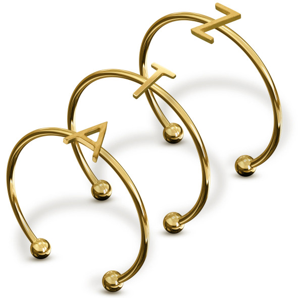 Zeta Tau Alpha ZTA Sorority Stacking Ring Set